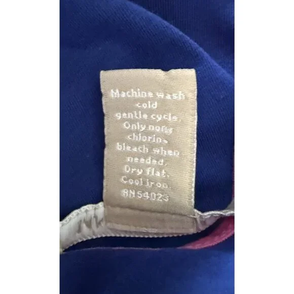 Banana Republic Blue Round Neck Racerback Sleeveless Pullover Tank Top Sz S - Picture 7 of 8